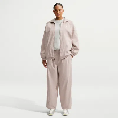 Nike Women's  Sportswear Loose High-waisted Track Pants In Neutral