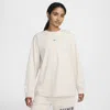 Nike Women's  Sportswear Loose Long-sleeve T-shirt In Brown