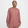 Nike Women's  Sportswear Loose Long-sleeve T-shirt In Canyon Pink