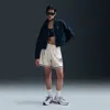 Nike Logo-embroidered Shorts In White