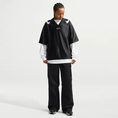 Nike Women's  Sportswear Loose Mid-rise Utility Cargo Pants In Black