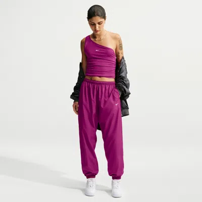Nike Women's  Sportswear Loose Mid-rise Uv Jogger Pants In Purple