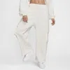 Nike Women's  Sportswear Low-rise Oversized French Terry Open-hem Pants In White