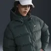 Nike Women's  Sportswear Metro Puffer Therma-fit Loose Hooded Jacket In Green