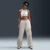 Nike Sportswear Street Woven Oh Pants Sail/light Orewood Brown In White