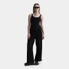 Nike Sportswear Women's Mid-rise Oversized Open-hem French Terry Pants In Black 