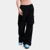 Nike Women's Sportswear Mid-rise Oversized Woven Cargo Pants In Black