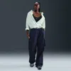 Nike Women's  Sportswear Mid-rise Oversized Woven Cargo Pants In Blue