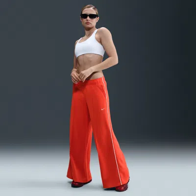 Nike Women's  Sportswear Mid-rise Wide-leg Track Pants