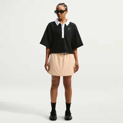 Nike Women's  Sportswear Mid-rise Mini Skirt In Brown