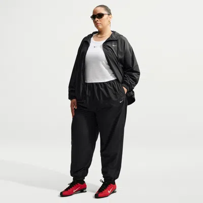 Nike Women's  Sportswear Mid-rise Uv Jogger Pants (plus Size) In Black