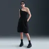 Nike Women's  Sportswear Modern Fleece Mid-rise Loose Shorts In Black