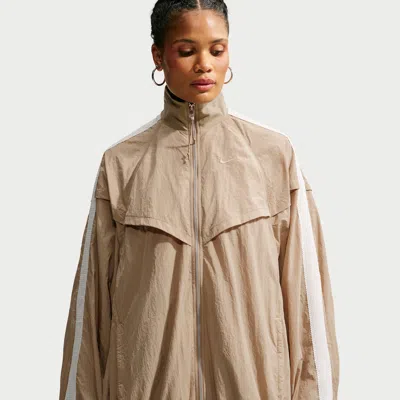 Nike Women's  Sportswear Oversized Balloon Track Jacket In Transparent