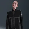 Nike Women's  Sportswear Oversized Graphic Cargo Jacket In Black