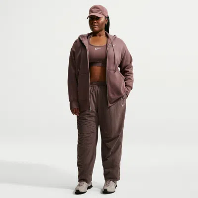 Nike Women's  Sportswear Oversized High-waisted Woven Pants (plus Size) In Purple