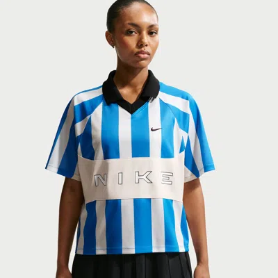 Nike Women's  Sportswear Oversized Jersey In Blue