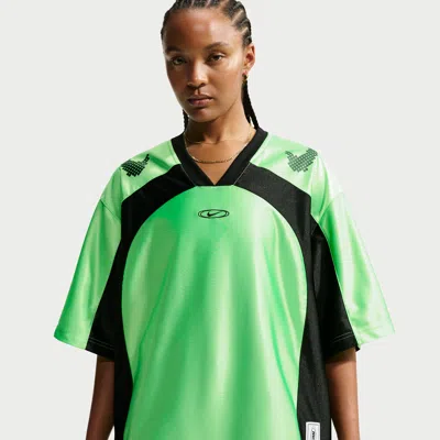 Nike Women's  Sportswear Oversized Jersey In Green