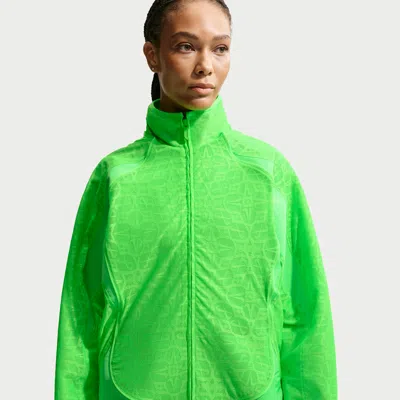 Nike Women's  Sportswear Oversized Lace Track Jacket In Green