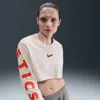 Nike Women's  Sportswear Oversized Long-sleeve Cropped T-shirt
