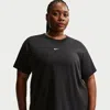 Nike Plus Size Sportswear Oversized Short-sleeve T-shirt In Black