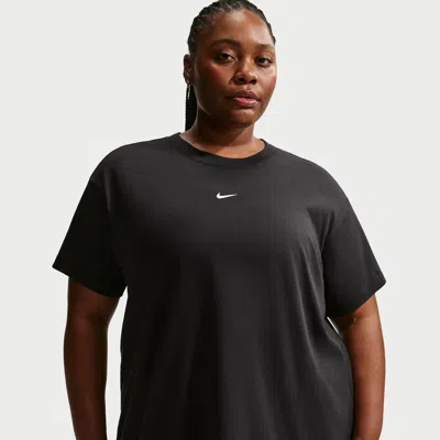 Nike Plus Size Sportswear Oversized Short-sleeve T-shirt In Black