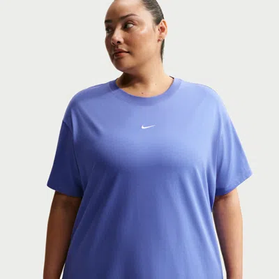 Nike Women's  Sportswear Oversized Short-sleeve T-shirt (plus Size) In Blue
