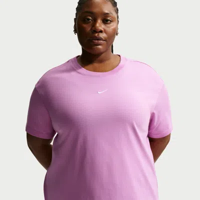 Nike Plus Size Sportswear Oversized Short-sleeve T-shirt In Purple