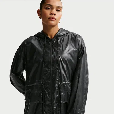Nike Women's  Sportswear Oversized Sport Jacket In Black