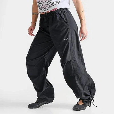 Nike Women's Sportswear Oversized Structured Pants In Black