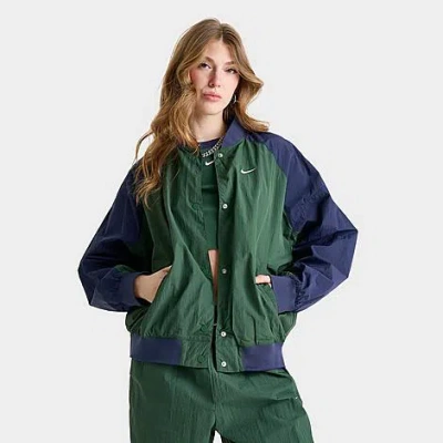 Nike Women's Sportswear Oversized Varsity Jacket In Multi