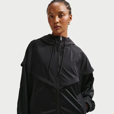 Nike Women's  Sportswear Oversized Windrunner Jacket In Black
