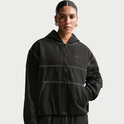 Nike Women's  Sportswear Oversized Workwear Jacket In Black