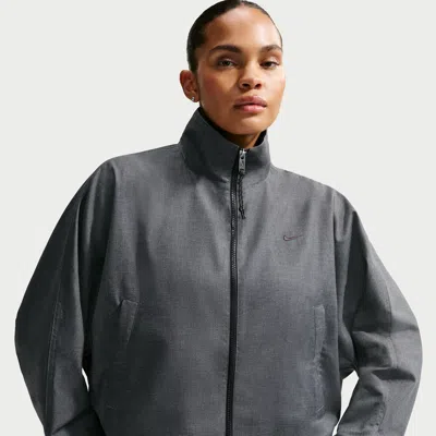 Nike Women's  Sportswear Oversized Woven Jacket In Black