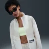 Nike Women's  Sportswear Oversized Woven Jacket In White