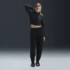 Nike Women's  Sportswear Phoenix Cozy Bouclã© High-waisted Oversized Knit Pants In Black