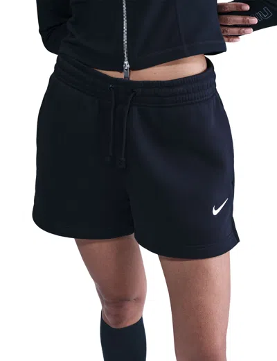 Nike Women's Sportswear Phoenix Fleece 4" Shorts In Pink