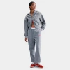 Nike Women's Sportswear Phoenix Fleece Crop Full-zip Hoodie In Gray