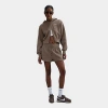 Nike Women's  Sportswear Phoenix Fleece Loose Cropped Full-zip Hoodie In Mink Brown/sail 
