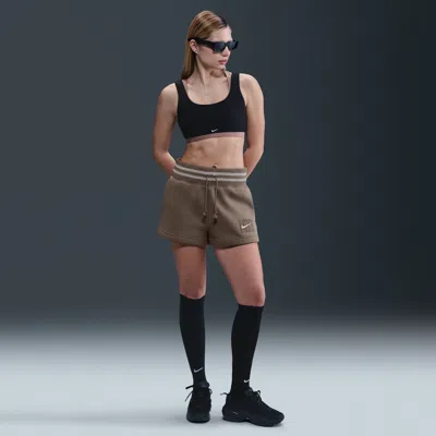 Nike Women's  Sportswear Phoenix Fleece High-waisted Loose Graphic Shorts