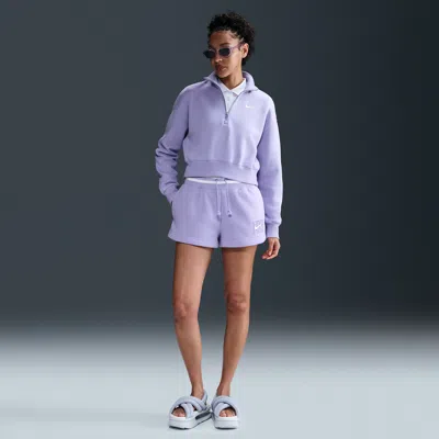 Nike Women's  Sportswear Phoenix Fleece High-waisted Loose Graphic Shorts