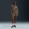Nike Women's  Sportswear Phoenix Fleece High-waisted Loose Shorts In Brown