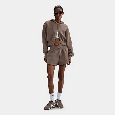 NIKE NIKE WOMEN'S SPORTSWEAR PHOENIX FLEECE HIGH-WAISTED LOOSE SHORTS