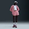 Nike Phoenix Fleece Knit Shorts In Pink