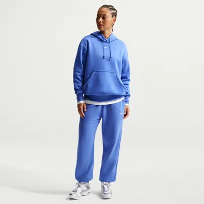 Nike Women's  Sportswear Phoenix Fleece High-waisted Oversized Sweatpants In Blue