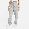 Nike Women's  Sportswear Phoenix Fleece High-waisted Oversized Sweatpants In Dark Grey Heather/white