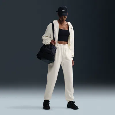 Nike Women's  Sportswear Phoenix Fleece High-waisted Oversized Sweatpants In Neutral