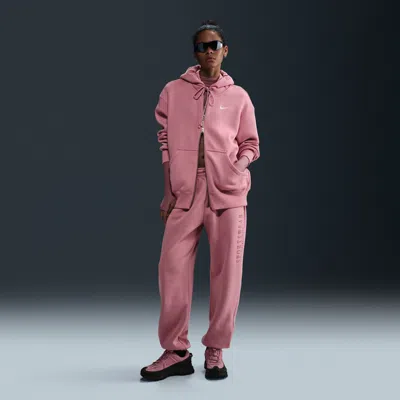 Nike Women's  Sportswear Phoenix Fleece High-waisted Oversized Sweatpants In Pink