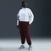 Nike Women's  Sportswear Phoenix Fleece High-waisted Oversized Sweatpants (plus Size) In Burgundy