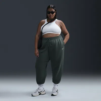 Nike Women's  Sportswear Phoenix Fleece High-waisted Oversized Sweatpants (plus Size) In Green