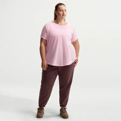 Nike Women's  Sportswear Phoenix Fleece High-waisted Oversized Sweatpants (plus Size) In Purple
